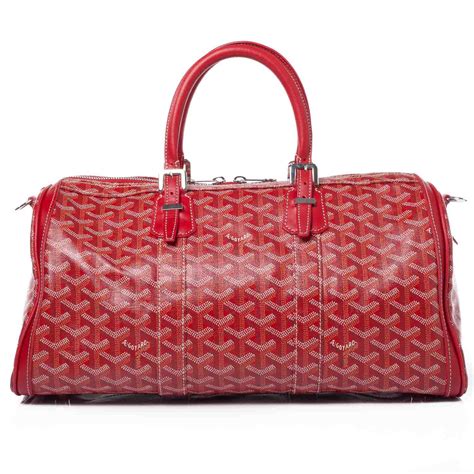 goyard croisiere 35 price|GOYARD Goyardine Croisiere 35 Red 1196095.